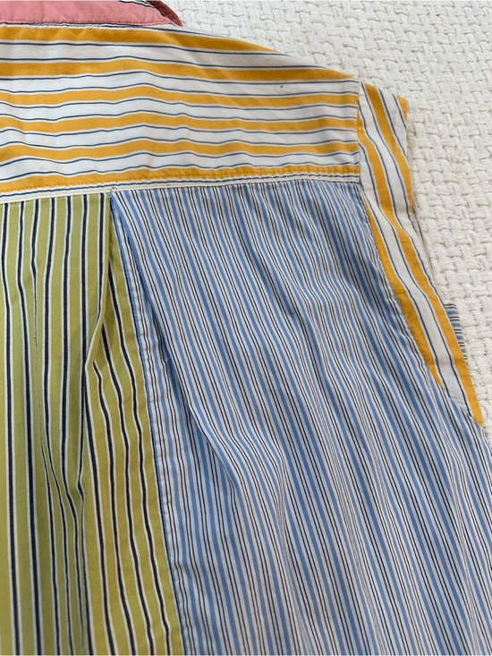 Anthropologie Maeve Toni Colorblock Striped Shirt Dress XS